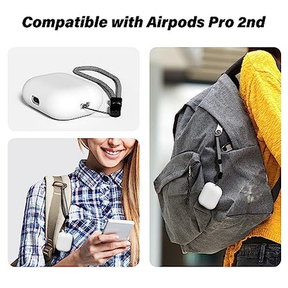 oakxco Lanyard Compatible with Airpods Pro 2 Loop - color: Black White