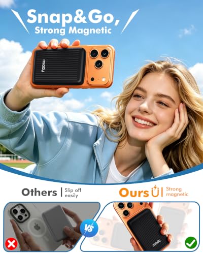 Miady Magnetic Portable Charger Power Bank for iPhone 10000mAh,