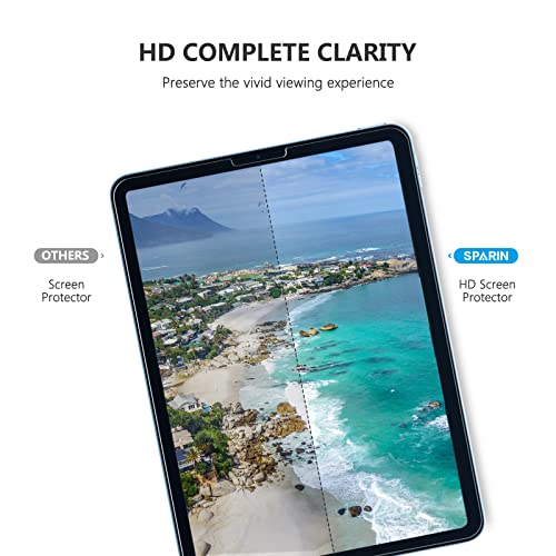 SPARIN 2 Pack Screen Protector Compatible with iPad Air 5/4 Generation - size: iPad Pro 11 inch 2022/2021/2020/2018