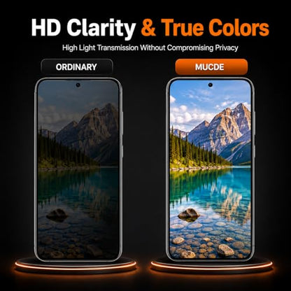 2 Pack Privacy Screen Protector for Samsung Galaxy A07 5G - Anti-Spy Tempered Glass with 9H Hardness, Anti-Scratch & Easy Installation