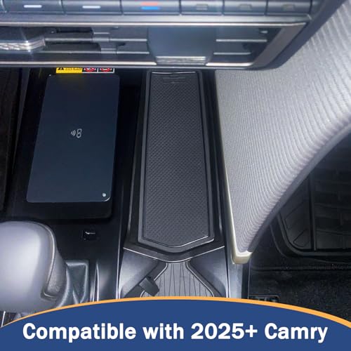 TOPINSTALL Premium Front Center Console Tray for 2025 2026 Toyota Camry - color: Front Console Tray