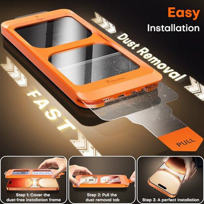 TOCOL for iPhone 17 Pro Screen Protector, Clear - color: Clear