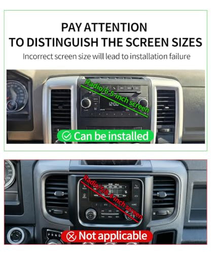 Car Phone Holder for Dodge Ram 1500 2009-2012, Ram 2500/Ram 3500 2010-2012 - size: for 2009-2012 Ram 1500 & 2010-2012 Ram 2500 3500