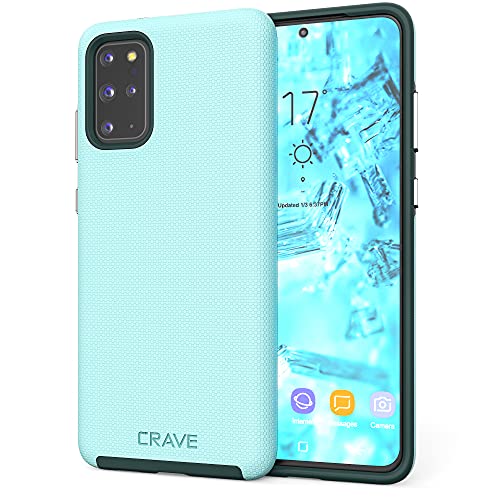 Crave for Samsung Galaxy S20 Plus Case, Shockproof Protection Dual Layer Case for Samsung Galaxy S20 Plus 5G (6.7 inch) - Aqua - color: Aqua, size: Galaxy S20+