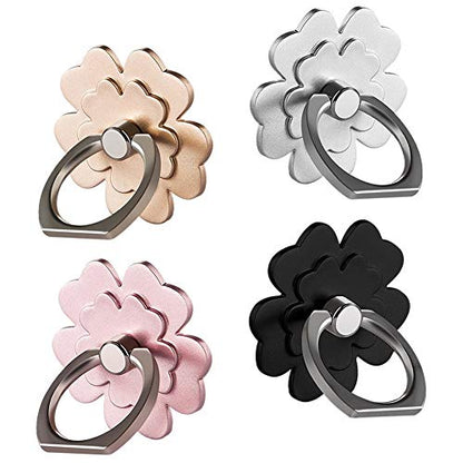Phone Ring Holder, 4 Pack Cell Phone Grip Stand for Phone & Case