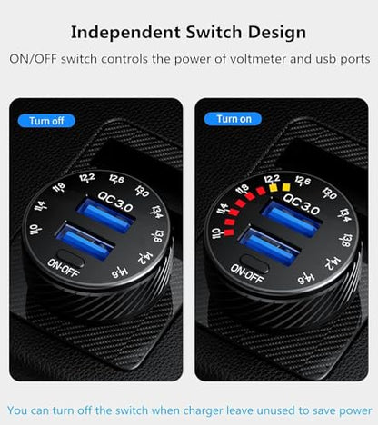 KEWIG Car Charger, 36W Fast Car Charger Adapter