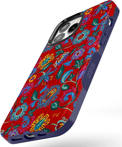 Casely iPhone 14 Pro Max Case | Painted Flowers | Frida Kahlo Floral | Bold Protective Design | Compatible with MagSafe - color: 16 Frida Kahlo | Painted Flowers | Floral