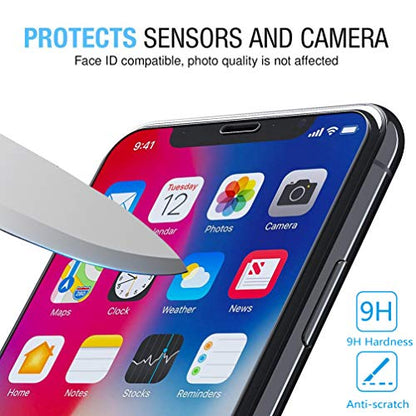 SAMKE 3-Pack Tempered Glass for iPhone XR、iPhone 11 Screen Protector, 6.1in - size: iPhone XR and iPhone 11 (6.1-inch)