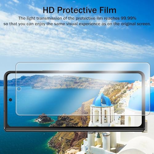 6 Pack Screen Protector for Samsung Galaxy Z Fold 4, Inner, Front and Lens - size: 6.20-inch