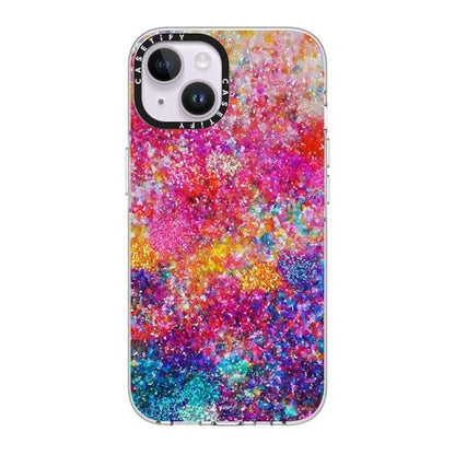 CASETiFY for iPhone 14 Case - Impact Clear Compatible with MagSafe | Not Yellowing | 6.6 ft. 3X Military Grade Drop Protection | And We Danced Our Way Home by Ingrid Ching | Clear - color: And We Danced Our Way Home, size: Iphone 14 (6.1")