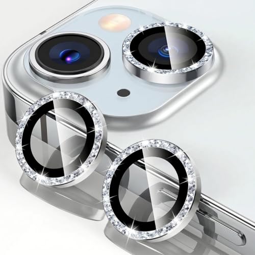 for iPhone 16 Pro/Max Camera Lens Protector Bling (Black,iPhone 16/Plus) - color: Black