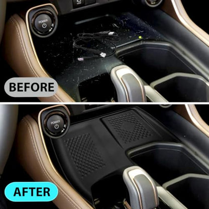 Wireless Charging Anti-Slip Mat for Grand Highlander 2024 2025 2026 Silicone Center Console Phone Charger Pad Liners Anti-Scratch Waterproof Protective Cover Pad Interior Accessories - size: for Grand Highlander 2024 2025