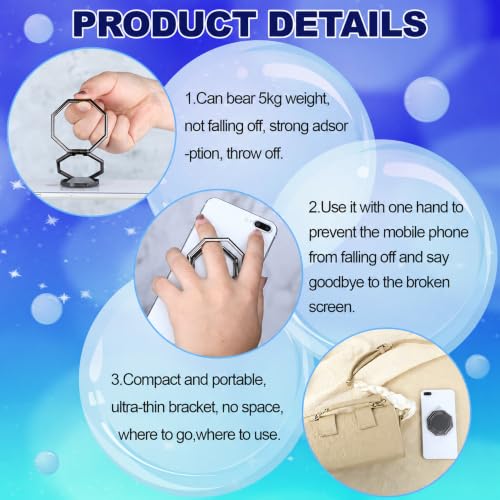 Frienda 3 Pcs Phone Ring Holder Stand Compatible with Most Smartphones