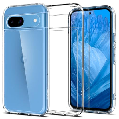 Spigen Ultra Hybrid for Pixel 8a Case, Crystal Clear - color: Clear, size: Pixel 8a
