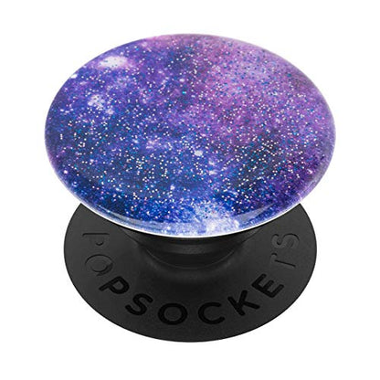 PopSockets: PopGrip with Swappable Top for Phones & Tablets - Glitter Nebula - color: Nebula