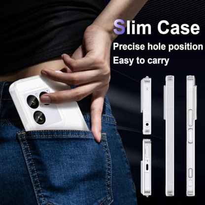 Case for Sony Xperia 1 VIII, Military Grade Drop Protection Phone Case, Yellowing Resistant, Anti-Scratch Hard PC Back, Shockproof Hard Ultra-Thin Protective Cover, Clear - size: Sony Xperia 1 VIII