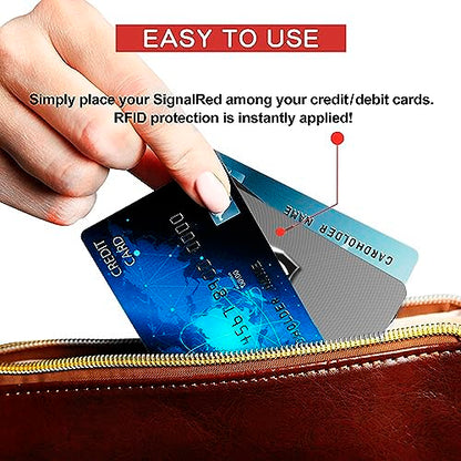 SaiTech IT 5 Pack RFID Blocking Card for Credit Debit ID Card, Grey | Slim Anti-Theft Contactless NFC RFID Blocker Protector, Easily Fit into Wallet and Purse, for Men & Women - color: Grey