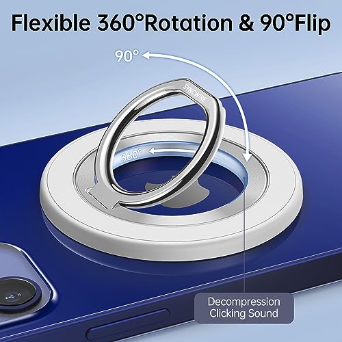 SYNCWIRE for MagSafe Phone Grip, Magnetic Phone Ring Holder - color: White