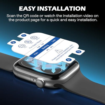 JULK [6-Pack] For Apple Watch Screen Protector 46mm Series 11/10 - size: Series 11/10 46mm