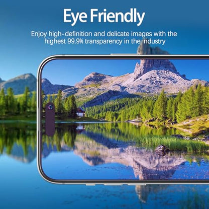 MAYtobe 2-Pack Screen Protector for iPhone 17 Pro Eye Care Tempered Glass - size: iPhone 17 Pro