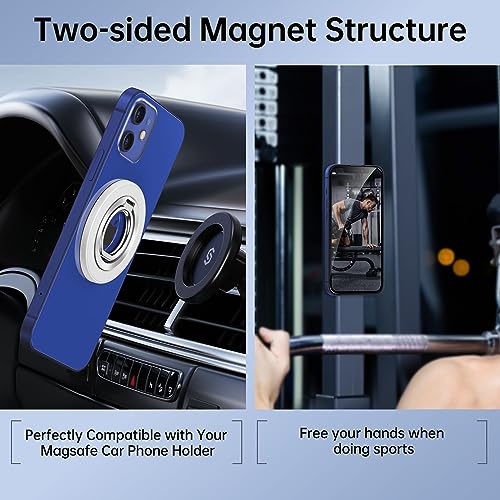 SYNCWIRE for MagSafe Phone Grip, Magnetic Phone Ring Holder - color: White