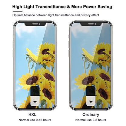 PEHAEL for iPhone 12 Pro Max Privacy Screen Protector+Camera Lens Protector
