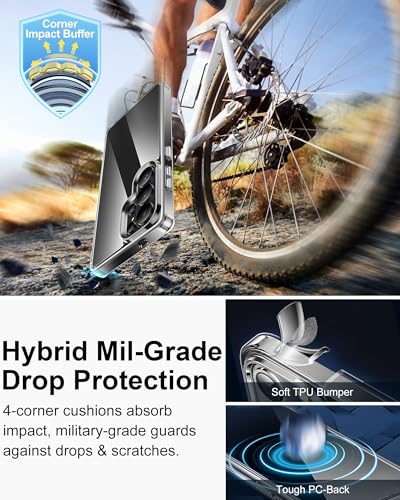HOOMIL Case for Samsung Galaxy S26 Ultra 6.9-Inch, Non-Yellowing, Drop Protection, Anti-Scratch, Transparent Hard Back Phone Cover - Crystal Clear - color: Clear, size: Samsung Galaxy S26 Ultra