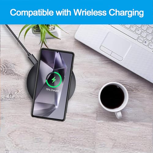 Battery Case for Galaxy S24 Ultra, Upgraded 12000mAh Battery Pack Rechargeable Charger Case with Wireless Charging Compatible for Galaxy S24 Ultra(6.8 inch) External Charging Cover (Black) - size: Galaxy S24 Ultra
