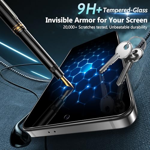 2 Pack for Samsung Galaxy S26 Plus Privacy Screen Protector Glass | Fingerprint Unlocking, 25° Anti Spy Tempered Glass, Full Coverage, Case Friendly, Easy Installation - size: Galaxy S26 Plus