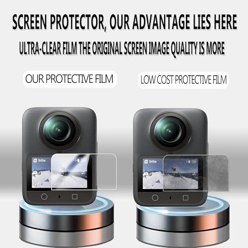 Tempered Glass Film For DJI Osmo 360 Screen Protector 2-Pack