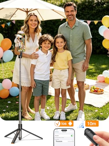 for Mag Safe Tripod for iPhone, JustTap 65” Selfie Stick for iPhone