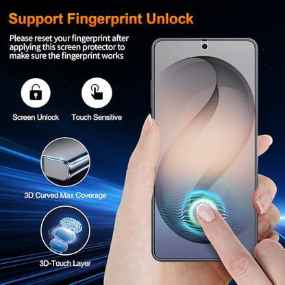 2 Pack for Samsung Galaxy S26 Ultra Anti-Glare Matte Privacy Screen Protector, Smooth and Responsive Touch Flexible EPU Film, [Support Fingerprint Unlock] [Self-Healing] [Not Glass] - size: Samsung Galaxy S26 Ultra