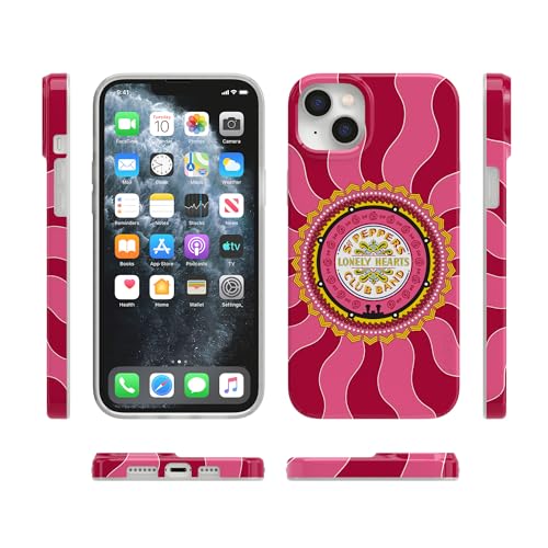 Casely iPhone 14 Plus Case | Lonely Hearts Club | The Beatles SGT. Pepper's | Compatible with MagSafe | Classic Ultra Slim Design - color: Lonely Hearts Club | The Beatles Sgt. Pepper's