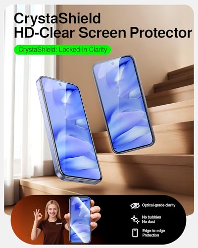 SMARTDEVIL 3 Pack Tempered Glass for Google Pixel 9a Screen Protector - size: Pixel 9A