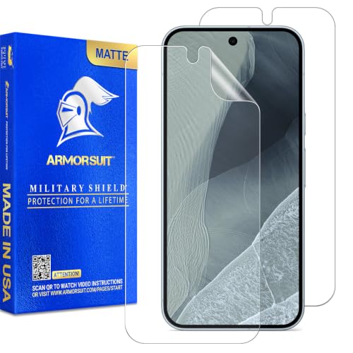 ArmorSuit 2 Pack Paper-Feel Texture Screen Protector for Google Pixel 11 Pro XL / Pixel 10 Pro XL / Pixel 9 Pro XL – Case Friendly, Fingerprint Unlock Supported, MilitaryShield Matte Film - Made in the USA