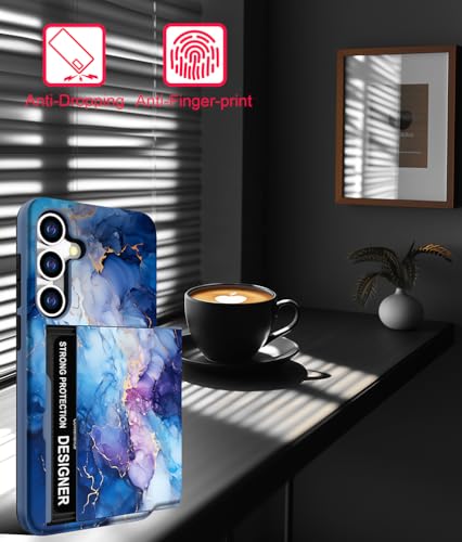 for Samsung Galaxy S24 / S25 Case - Blue Nice Marble - color: Blue Nice Marble