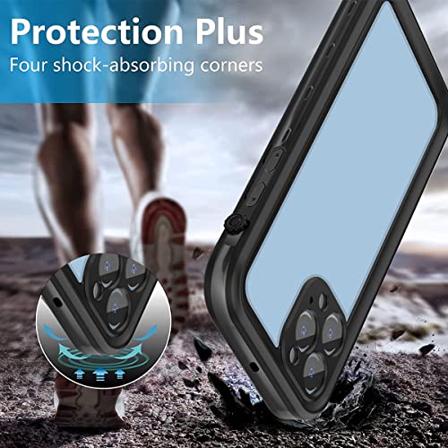 AICase Waterproof Case for iPhone 13 Pro Max (6.7") Snowproof, Dustproof and Shockproof, IP68 Certified Full Body Protection Fully Sealed Underwater Protective Cover for Apple iPhone 13 Pro Max - color: Waterproof