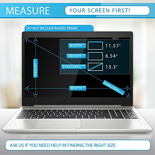 Anti-Glare and Anti Finger Print Screen Protector (3 Pack) for 13.3 Inches Laptop - color: 13.3" Screen Protector 16:9 Aspect Ratio