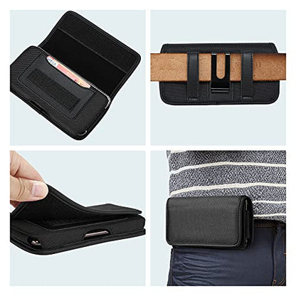 Universal Horizontal Cell Phone Holster Case with Belt Clip for Mobile Phone - XL - size: XL