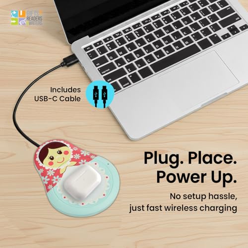 Thinking Gifts 15W Magnetic Wireless Charger Charging Pad - Nesting Dolls - color: Nesting Dolls
