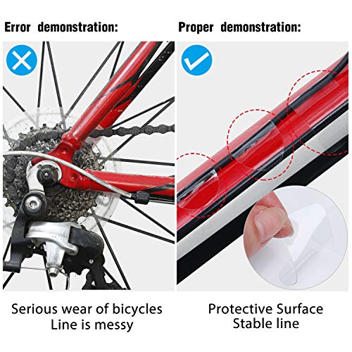 Outus 3 Pieces Bicycle Chainstay Protector - color: Clear