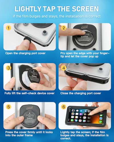 Waterproof Phone Case, IPX8 Underwater Floating Case for Snorkeling Swimming Beach Cruise Travel, Water Proof Dry Case for iPhone 16/15/14 Pro, Samsung Galaxy S26/S25/S24/S23/S22 (Black) - color: Black