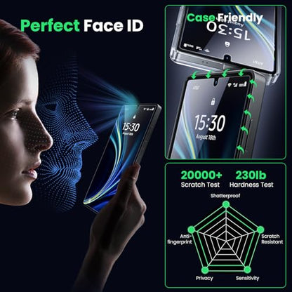 WSKEN for Samsung Galaxy S25 Ultra Screen Protector - Case Friendly - color: Clear