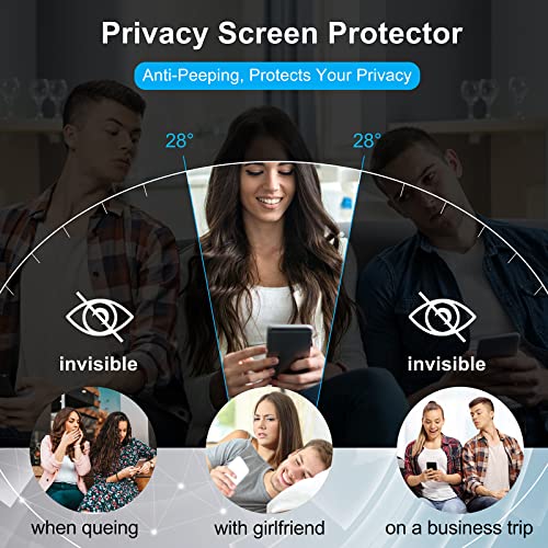 [2 Pack] Galaxy S26 Ultra Screen Protector, Matte Privacy Flexible TPU Film Case Friendly Anti Spy Matte Finish Surface [Support in-Screen Unlock] for Samsung Galaxy S26 Ultra 5G
