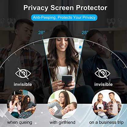 (2 Pack Designed for OnePlus 13 5G Privacy Screen Protector, Privacy Flexible Soft TPU Film [Support Fingerprint ID] [Case Friendly] [Anti-Spy] [Sensitive Touch] One Plus 13 Accessories