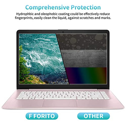 F FORITO 2 Pack 14 inch 16:9 Anti Glare Matte Laptop Screen Protector, Anti Scratch Anti Fingerprint Screen Filter Compatible with 14" Laptops with 16:9 Aspect Ratio (12.2" L x 6.9" W)