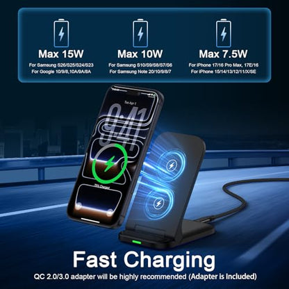for Samsung Fast Charging Station Wireless Charger for Galaxy S26 Ultra S25