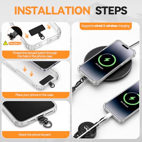 Anti-Theft Phone Tether, Black (2 Pack) - color: Black-2 Pack