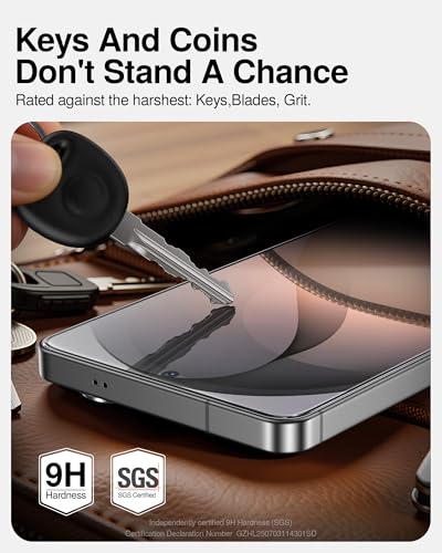 SMARTDEVIL Tempered Glass for Samsung Galaxy S25 Ultra Screen Protector [3 Pack],Fingerprint Unlock Compatible, HD Anti-Glare, 9H Scratch Resistant, Fast & Easy, SmartPull Box Bubble-Free Install - size: S25 Ultra 6.9 inches