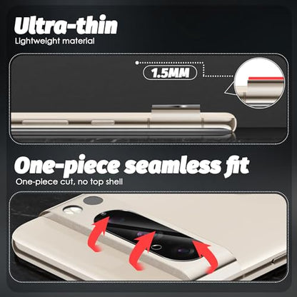 Orzero (3 Pack Camera Lens Protector Compatible for Google Pixel 8 Pro 6.7", Protector de Cámera Glass High Definition Anti-Scratch Case Friendly Does Not Affect Temperature Sensor (Not for Pixel 8) - size: 6.7 inch
